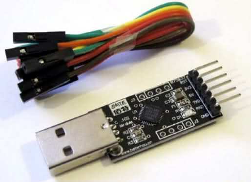 Cable Convertidor de USB a  Serie RS232 UART TTL Con chip CP2102 