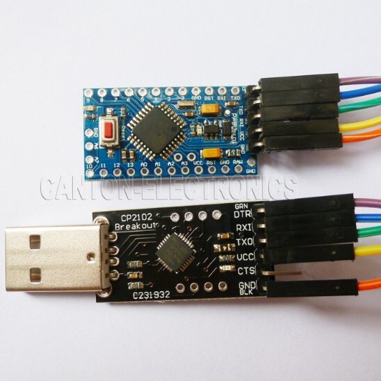 Cable Convertidor de USB a  Serie RS232 UART TTL Con chip CP2102 