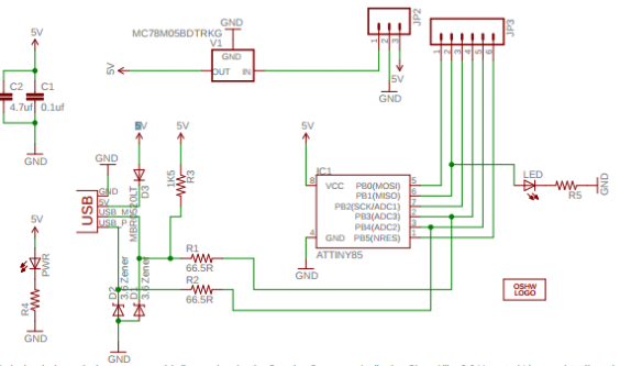 Módulo Attiny85 Digispark